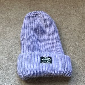 Purple beanie